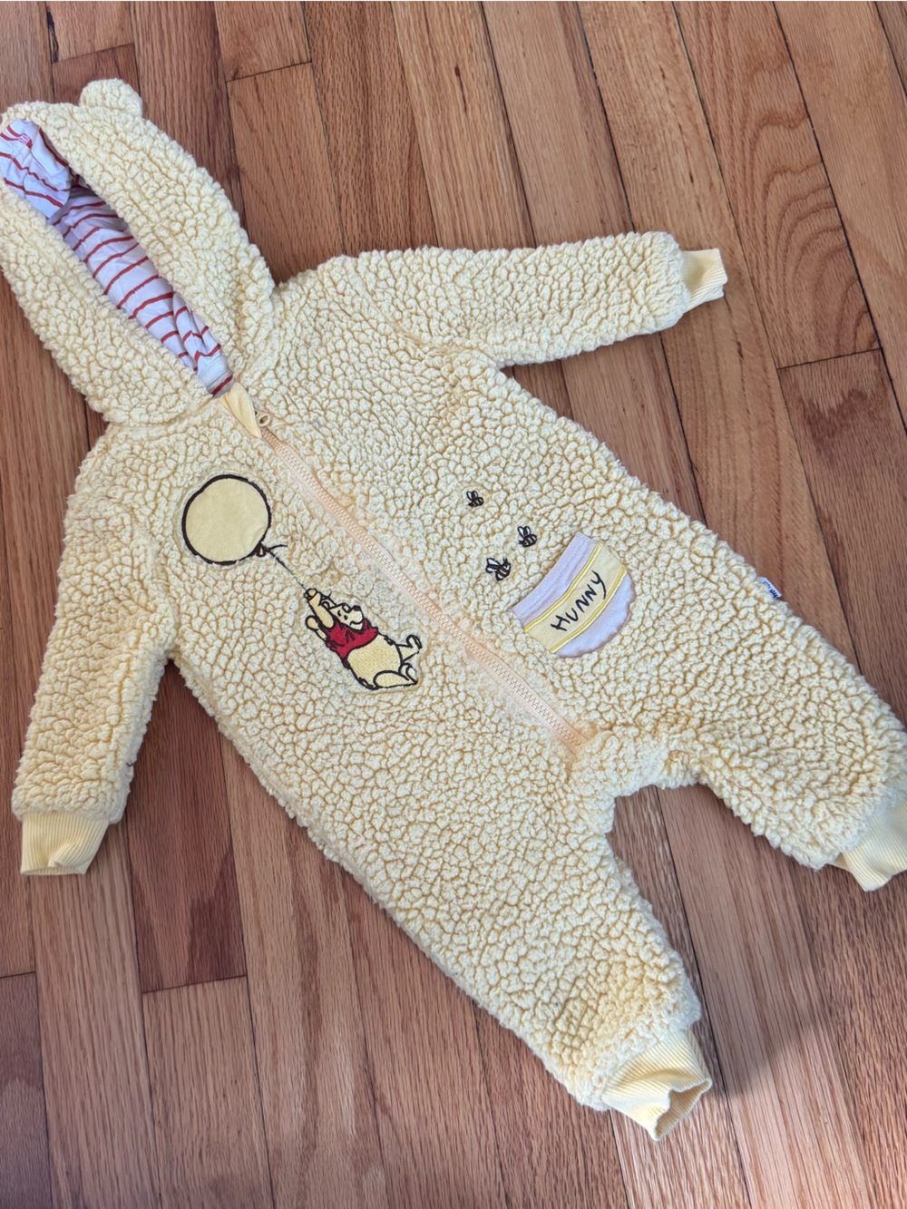 Little Sleepies Winnie the Pooh Sherpa Romper